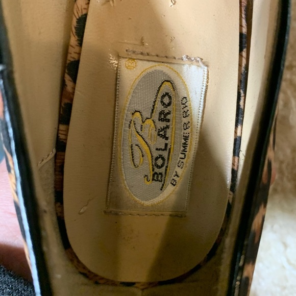 Bolero Leopard Print Peep Toe Heels by Summer Rio 8.5 - Picture 5 of 6